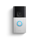 Ring Battery Doorbell Plus - Zwart, Nikkel - Draadloos - 2-weg audio - 150° gezichtsveld - Nachtvisie - Wifi
