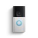 Ring Battery Doorbell Plus - Zwart, Nikkel - Draadloos - 2-weg audio - 150° gezichtsveld - Nachtvisie - Wifi