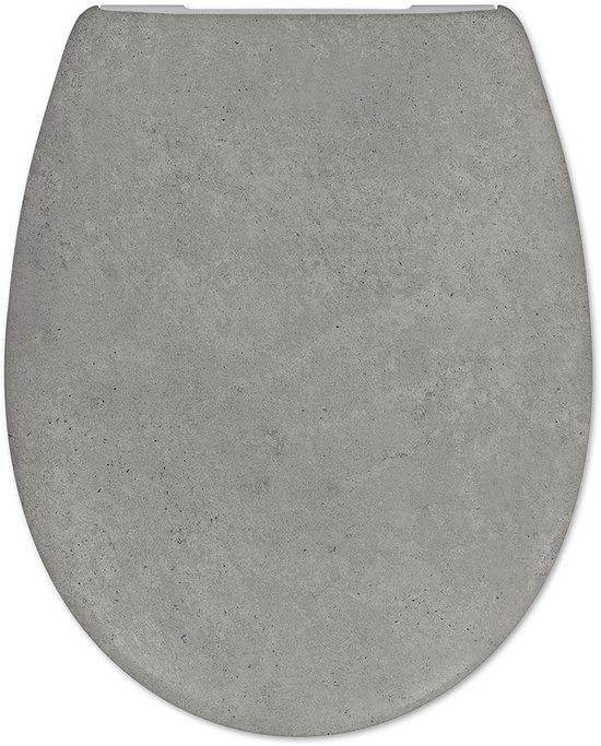 1209 CEDO Sahara toiletzitting 44cm betonlook - grijs