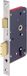 Lips Insteekslot - RVS geborsteld - RVS - Lips 2424 DIN RS noodslot afgerond, doornmaat 60 mm