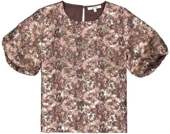 Garcia T-shirt met structuur T260237 4508-coral Dust Dames Maat S