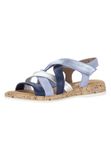 Gabor Dames Sandalen Blauw/Zilver
