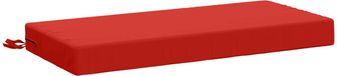 vidaXL Bankkussen SOEST 100% Polyester Rood 80 x 40 x 8 cm