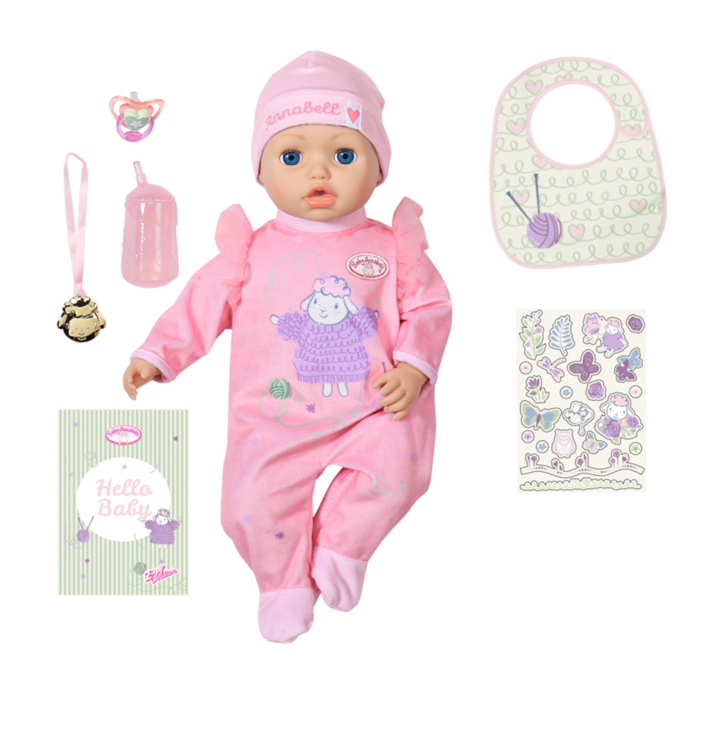 Baby Annabell Active Annabell 43cm Babypop - Meerkleurig - 3+ jaar