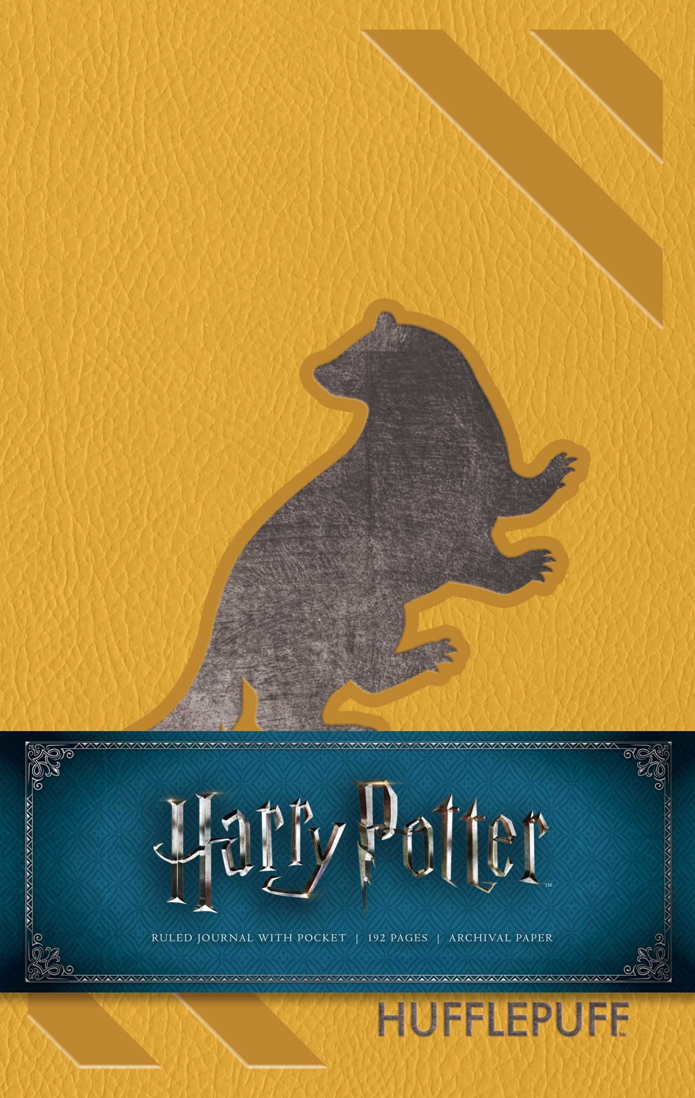 Harry Potter Hufflepuff Hardcover Ruled Journal - Insight Editions - Engels - 192 pagina's