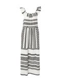 VERO MODA VMDICTHE SL ANKLE DRESS WVN GA Maxi jurk Dames S Zwart/Wit
