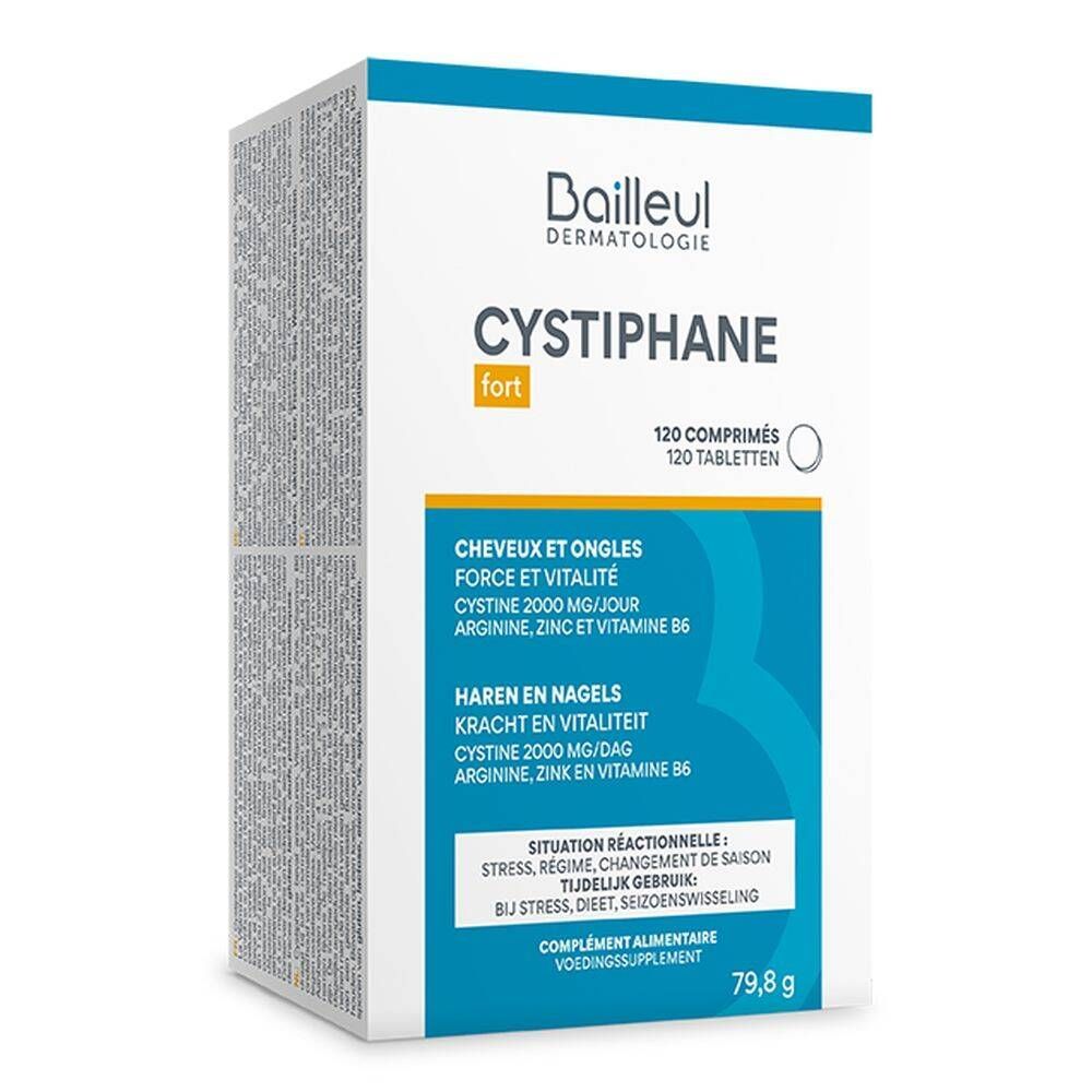Laboratoires Bailleul Cystiphane Fort Hair and Nails 120 Tablets