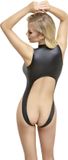 Cottelli OV-Grosshandel Crotchless Body ZIP XL Zwart