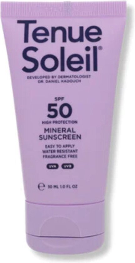 Tenue Soleil Minerale Zonnecr&#232;me SPF 50 30 ml