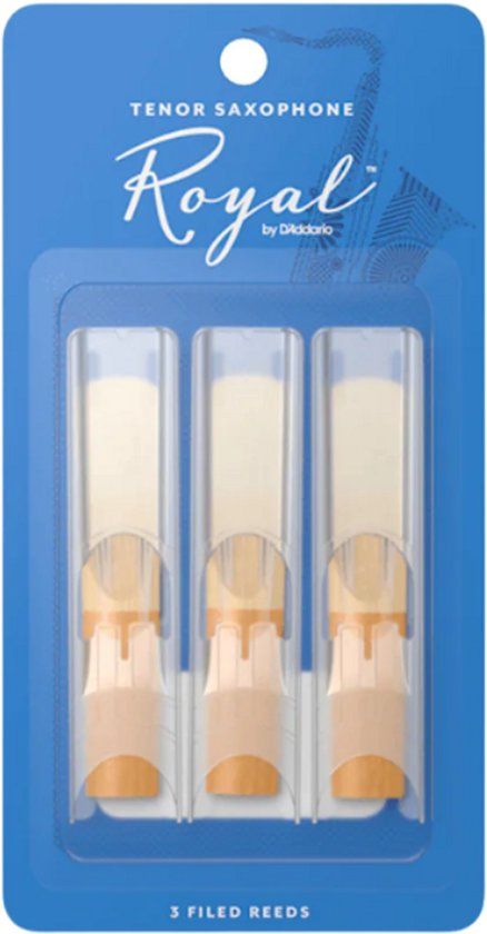 D'Addario Woodwinds Tenorsax 3 doos met 3 Blätter - Riet voor tenor saxofoon