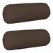 vidaXL Kussensloop 2 st HEERLEN Taupe Ø 15 x 40 cm Stof