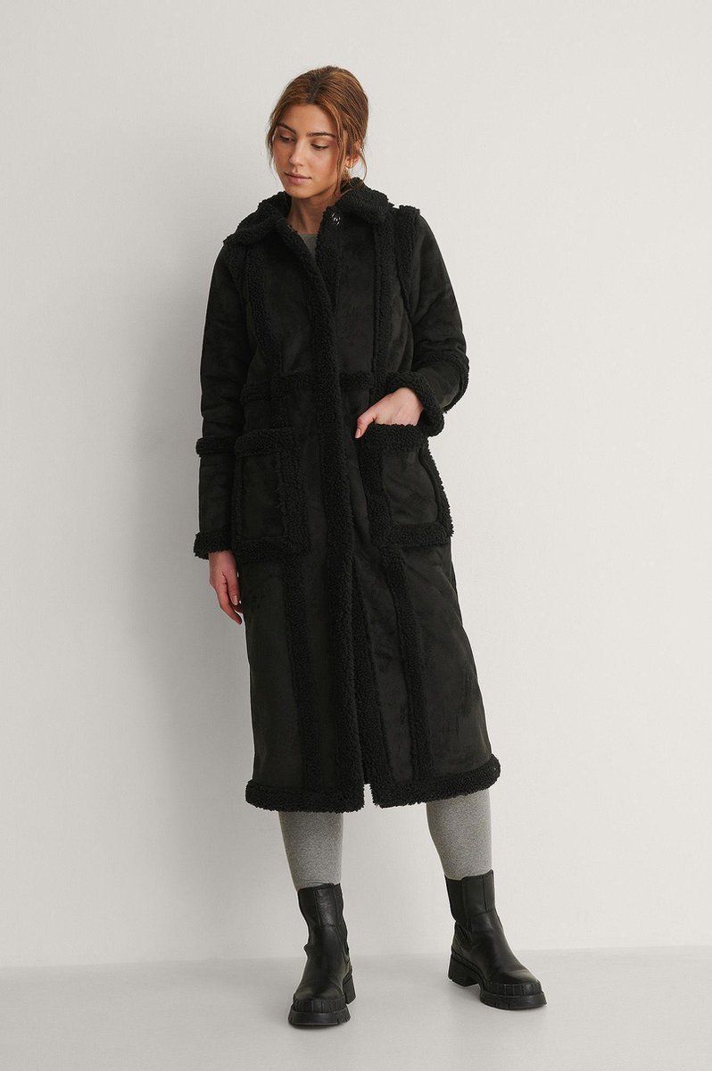 Nakd Detail teddy jas dames - Maat EU 34 - 7325943818240