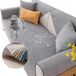 Merkloos Goodivery ® - Bankhoes - 90 x 90 cm - Grijs