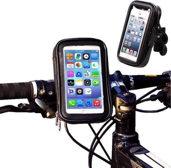 Fonu.nl Universele Telefoonhouder voor Fiets, Motor & Scooter - 360° Draaibaar - Geschikt voor Smartphones tot 6.8"
