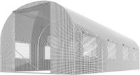 Plonos Tuintunnel 2,5 x 4 m (10 m2) wit