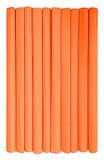 Interdruk - Crêpepapier Rollen voor Kinderen DIY en Decoraties - Pakket van 10 rollen (50 cm x 200 cm, 28 g/m2) - 06 donkeroranje