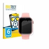 BROTECT Screenprotector 6 Stuks voor Naixues Kids Smartwatch GPS Beschermglas transparant