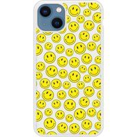 Apple Bedrukt siliconen hoesje compatibel met iPhone 13 Smiley