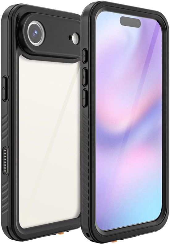 Redpepper Dot Plus Waterproof Backcover geschikt voor Apple iPhone Air - Zwart