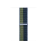 Apple Watch Band - Bleu Abysse/Vert Mousse - Nylon - 38/40/41mm