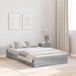Maison Exclusive - Cadre de lit avec rangement et tête de lit, finition Sonoma grise, 120 x 190 cm