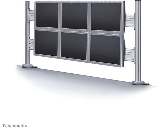 Neomounts FPMA-DTB200 Toolbar bureaurail voor 1-6 schermen