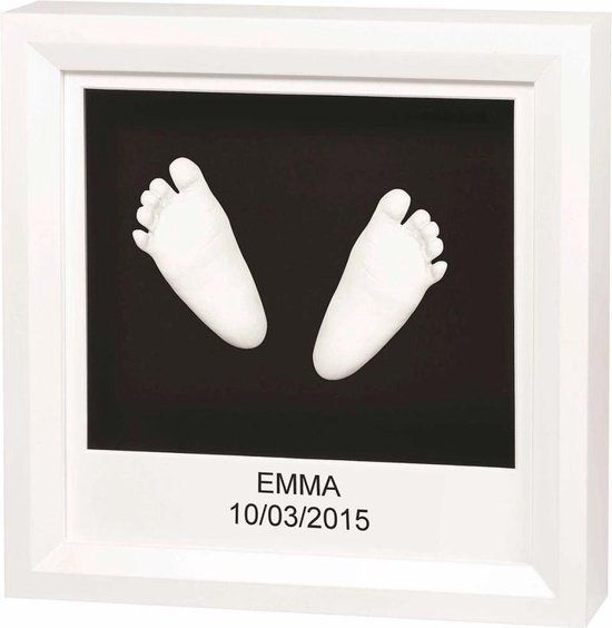 Baby Art My Little Steps - Window sculpture met 1 afdruk - Wit