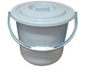 Happy Rhino Toilet Emmer 10 Liter Lichtblauw