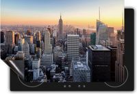 Chefcare Inductie Beschermer New York Skyline 90x55 cm - Multicolor