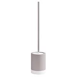 Gedy G-New-Mizar Toiletborstel, lichte kleur taupe, badkamerborstel van keramiek, afmetingen 47,5 x 9,7 x 9,7 cm en 0,678 kg, R&E-design, uniek