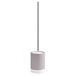 Gedy G-New-Mizar Toiletborstel, lichte kleur taupe, badkamerborstel van keramiek, afmetingen 47,5 x 9,7 x 9,7 cm en 0,678 kg, R&E-design, uniek