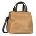 TOM TAILOR Denim Marlow Shopper Schoudertas voor dames, met ritssluiting, klein, bruin, Small, mode