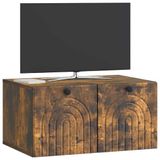 vidaXL Wandmontage TV-kast Gerookt eiken 59,5 x 41 x 30 cm