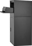 VEVOR Pakketbrievenbus 500x398x980mm, Pakketbrievenbus met slot, Pakketbrievenbus van gegalvaniseerd staal met antidiefstalontwerp, Pakketstation voor thuis en op kantoor, Zwart