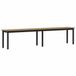 vidaXL Banc chêne artisanal 200 x 35 x 45 cm bois traité