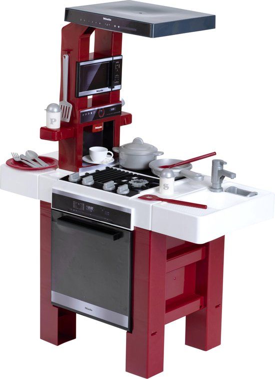 Klein Toys Miele Fresh Keuken - Incl. Accessoires, Licht & Geluid - Multicolor
