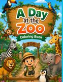 A Day at the zoo: A Fun and Exciting Exciting Animal Coloring Adventure for Kids
