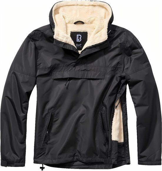 Brandit Sherpa Heren Windbreaker - zwart - XXL