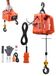Trommel voor elektrische kabel, 700 kg, 1500 W, 7,6 meter, 5 meter per minuut, 3-in-1