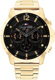 Tommy Hilfiger TH1710511 LUCA Heren Horloge - Goudkleurig - Zwart - 50mm
