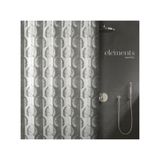 Spirella 7610583196866 Lef collectie textiel douchegordijn, 240 x 180 cm, 100% polyester, Taupe