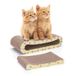 Krabpaal voor katten, 2-in-1, robuust design, sisaloppervlak, ideaal voor het slijpen van klauwen en ter voorkoming van schade aan meubels.