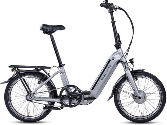 Saxonette Compact Comfort Plus 2.0 zilver Vouwfiets