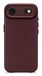 iPhone 17 Air Étui en cuir Bordeaux Rouge Compatible MagSafe