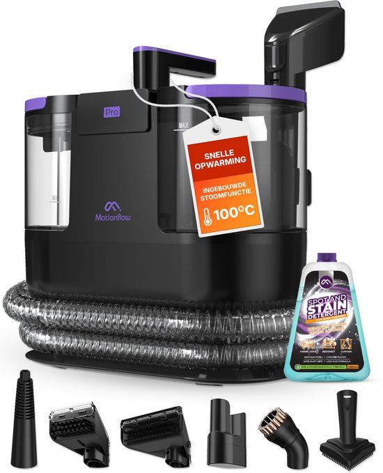 Motionflow Tapijtreiniger PRO - Zwart/Paars