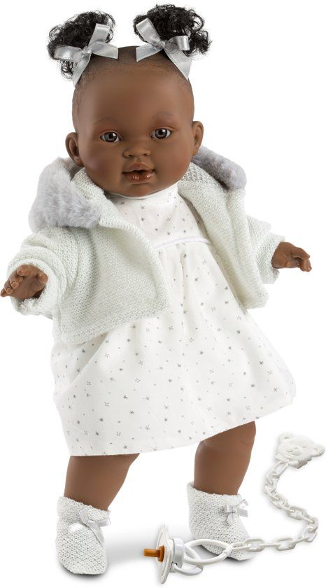 Llorens Babypop Diana softbody 38 cm met kleding en geluid