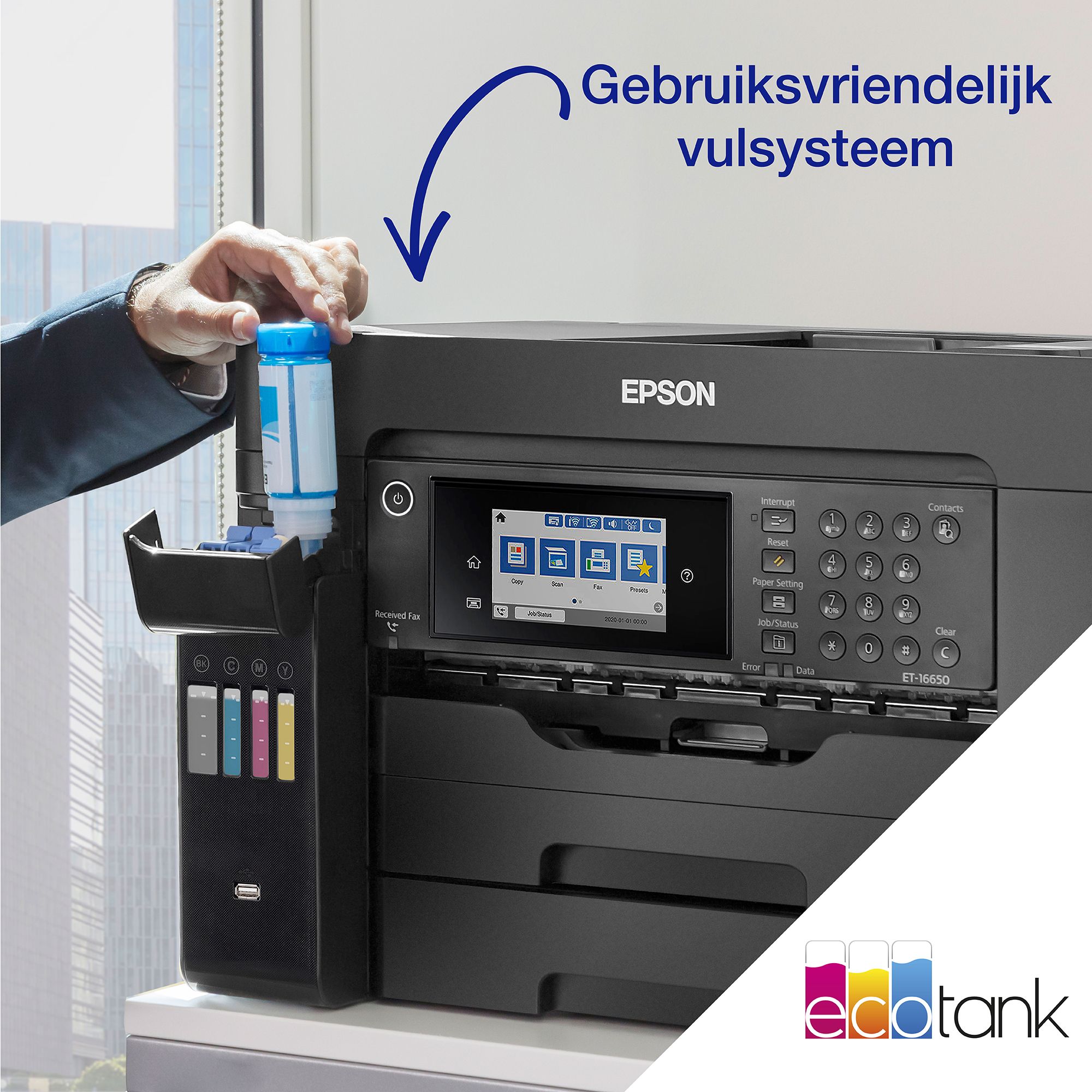 Epson EcoTank ET-16605 Inkjet A3 Printer - Wifi - Black