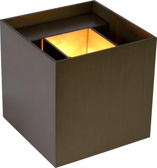 Lucide XIO - LED Wandlamp - G9 - 3.5W - Roest Bruin