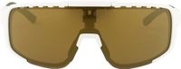 AGU Bold 2.0 Sportbril – Bruine Lens – Verwisselbare Lenzen – Performance Fietsbril – Wit