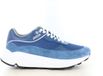Duca Lecce Breathe Men wijdte H Blauw Nubuck Lage Sneakers